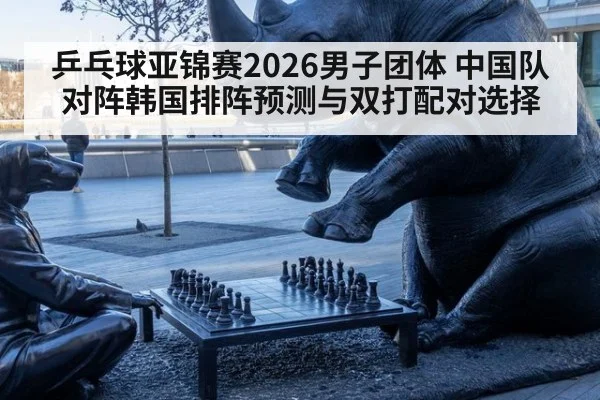 乒乓球亚锦赛2026男子团体 中国队对阵韩国排阵预测与双打配对选择